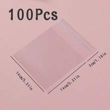 Bolsas transparentes para hornear, de varios tamaños, bolsas de celofán transparentes autosellables, bolsas de plástico resellables, adecuadas para galletas, dulces, productos horneados, recuerdos de fiesta, etc. - Multicolor - Ver 16