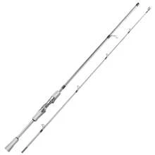 SOUGAYILANG 1.8m/5.9ft Ultralight Fishing Rod - Suitable For Freshwater And Saltwater Fishing Beginners, With EVA Handle And Ceramic Guides - Silver - View 12