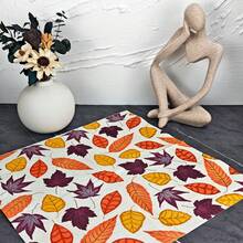 IOOJA 20/50pcs 2-Ply Unfolded Size 33*33cm Autumn Maple Leaf Pattern Printed Party Napkins, Disposable Tissue Paper Suitable For Theme Parties, Essential For Company Events, Friends Gatherings - Multicolor - View 3