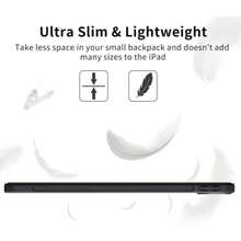 Tương thích với Honor Pad X8b, ốp bảo vệ máy tính bảng gập 3, chức năng ngủ/thức thông minh, chống sốc toàn thân, có khe cắm bút, vỏ TPU mờ, bề mặt mờ. - Doanh nhân da đen - Xem 7
