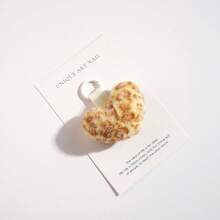 DIY Cute Light Leopard Print Imitation Rex Rabbit Fur Car Keychain, Plush Doll Bag Pendant - Multicolor - View 11