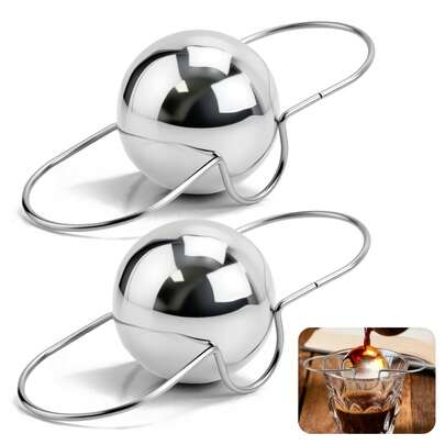 1/3pcs Upgraded Ice Ball Stainless Steel Ice Ball Coffee Maker Accessories