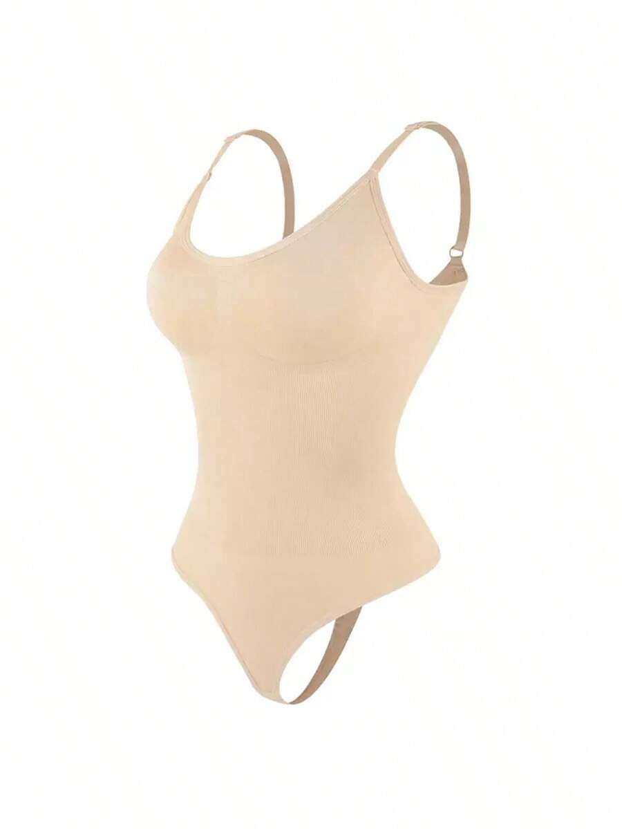 3PCS Women's Seamless Body Shapers - Wide Shoulder Corset Adjustable Straps Tummy Control Butt Lift Snap Crotch Daily Wear Suit - Multicolor - View 1