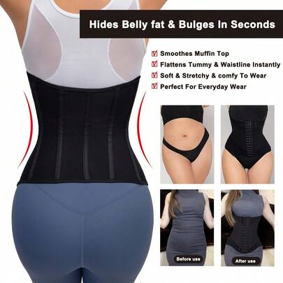 1 pièce Gaine de taille sport pour femme, gaine de taille à haute élasticité pour le fitness, amincissement de la taille