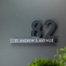 Custom Acrylic Number Plaque, Personalized Gift Door Sign, Modern Wall Sign For Home Or Office, Minimalist Address Display, Mother's Day Contemporary Cut Out Modern House Number Sign Printed Address Signage - Matt & Gloss Finishes, House Decor,2026 Graduation - Multicolor - View 9