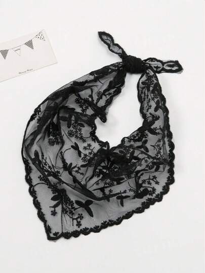 1 Piece Of Lace Hollow-Out Triangular Waist Cincher, Featuring Edge Embroidery Technology, Soft And Skin-Friendly, Fits The Waist Perfectly, A Street Fashion Accessory A Lace Triangular Waist Cincher Suitable For Street Wear, Festive Looks And Photo Styling