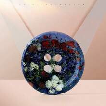 5pcs Round Buttons With Artistic Oil Painting Patterns, Suitable For Mixing Color Resin, Sewing On Jackets, Suits, Plush Toys, Handicrafts And DIY Creative Projects - 5pcs - View 20