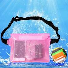 1pc Large Waterproof Phone Waist Bag, High Capacity For Beach, Water Sports, Swimming, Snorkeling, Suitable For Photography, Video, Swimming, Snorkeling And Other Scenarios - Multicolor - View 7