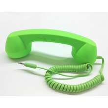 YAIUZGOO Classic Retro 3.5mm/Type-C Mobile Phone External Handset, 3.5mm/Type-C Interface Elderly Phone Microphone To Reduce Mobile Phone Radiation, Improve Call Comfort, Wired Straight-In Microphone With Volume Control And Ergonomic Grip Design, Direct Connection To Smartphone Without Adapter, Multiple Colors Available - View 16