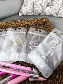 Personalized Drink Bags With Straws, Bridesmaid Party Gifts, Creative For Pool, Beach, Bridal Party - Multicolor - View 8