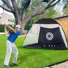 10x7ft Golf Practice Net Golf Hitting Aid Training Driving Chipping Indoor Out - Multicolor - View 8