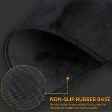 1pc XXL Extended Rock Skull Mouse Pad, Black And White Hand-Painted Large Desk Mat, Oversized Skull Gaming Mouse Pad For Laptop, Computer And Keyboard, Waterproof Surface And Non-Slip Rubber Base, Washable, Suitable For Punk Fans, Gamers, Students, Birthday Gift, Combines Style And Functionality - View 9