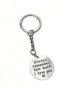 1 Peça Lembrança Portátil, Presente de Casamento, Portátil (Estilo/Tipo), Lembrança de Casamento, Lembrança de Amor, "Eu Te Amo" (Gravado), Lembrança Personalizada para Homens (Para Namorado/Marido) Presentes de Agradecimento aos Professores em Lote, Presentes do Dia das Mães, Lembrancinhas para Madrinhas, Estilo Gótico, Acessórios de Bolsa, Chaveiro Feminino, Acessórios de Carro, Presentes de Formatura, Presentes com Tema de Enfermagem, Acessórios Pequenos Requintados - Lembre-se do chaveiro - Visão 13