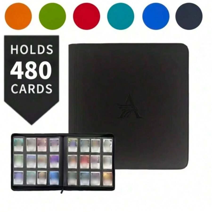 Pocket Card Album, Sports Card Album, Celebrity Card Collection, Football Player Card Collection, Basketball Player Card Collection, K-Pop Star Card Collection, Photo Card, Concert Commemorative Card Collection, Couple Photo Commemorative Card Album, Collection Album, Suitable For TCG, Sports Cards - Multicolor - View 1