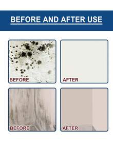 OUHOE Anti-Mold Spray, Effectively Cleans Kitchen Corners And Removes Black Mold, Also Suitable For Cleaning Ceilings, Bathroom Tiles And Walls. Multi-Purpose Cleaner Removes Stains And Black Mold. It Is A High-Quality Mother's Day Or Holiday Gift For Family And Friends. (Random Shipment Of New And Old Models.) - 混合 - 查看 4
