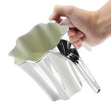YBM HOME Plastic Star Shaped Wash Cup with Dual Handle - Silver Pack of 6 - Pago - Ver 2