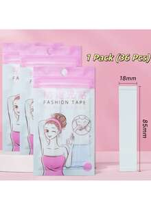108/36 片装多功能服装固定胶带，防滑胸罩肩带套，隐形双面衣橱胶带，返校造型小工具，避免走光尴尬 - 防滑貼 - 查看 16