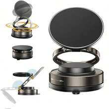 Soporte magnético ajustable para teléfono de coche, diseño plegable de doble anillo con rotación de 360°, adecuado para sistema de navegación, compatible con todos los teléfonos inteligentes incluyendo iOS y Android, regalo de cumpleaños, aniversario y primavera - Multicolor - Ver 12