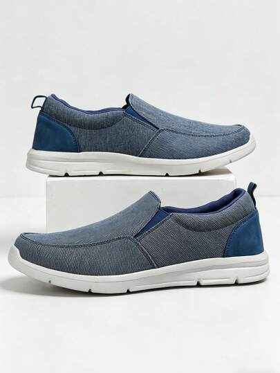 Giày lười nam mới năm 2026, giày nam mềm mại thoải mái, giày thể thao nam thoáng khí, giày nam thường ngày chất lượng cao, giày leo núi chống trượt, giày leo núi xỏ chân tiện dụng hàng ngày (Họa tiết không đều)