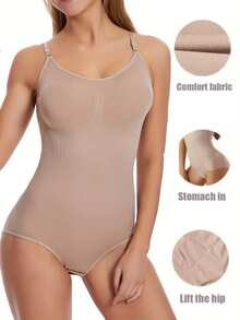3pcs Seamless Shapewear Bodysuit, Lift Buttocks, Slim Waist, Fit Figure Elegant Summer - Multicolor - View 7