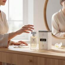 EverlyX Apă de parfum Nahn Abiyad 100 ml, un parfum proaspăt și curat cu note fine și elegante, o aromă ușoară și învăluitoare, un stil modern ideal pentru utilizare zilnică sau pentru orice ocazie - ✅ Livrare în Spania în 24/48 de ore - 100 ml - Vizualizare 2