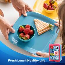 4pcs Home Times Ice Packs For Lunch Box, Freezer Ice Packs Slim Long Lasting Cool Packs For Lunch Bags And Cooler,Ultra-Thin Design, Long-Lasting Coolness - Perfect For Lunch Boxes, Coolers, Picnics & Outdoor Adventures - View 5