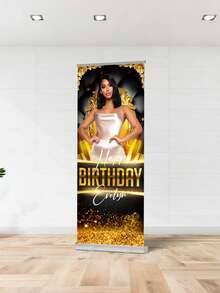 1 cái - Banner tùy chỉnh, Banner polyester in ảnh cá nhân hóa. Poster chữ ảnh cưới tùy chỉnh, Poster tốt nghiệp bằng vải canvas không khung tùy chỉnh, Banner chào mừng đám cưới, Poster tiệc sinh nhật tùy chỉnh, Mẫu bảng chào mừng đám cưới - Nhiều màu - Xem 4