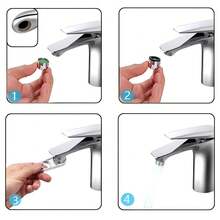 1/2pcs 6-In-1 Faucet Wrench, Aerator Removal Tool, Universal Faucet Disassembly Wrench - View 4