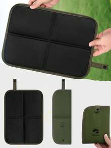 1pc Oxford Cloth Foldable Outdoor Seat Cushion, Waterproof Pad - Portable, Suitable For Camping, Hunting, Hiking, Picnic, Solid Color Pattern, Camping Accessory, Essential Hiking Gear, Vibrant Pattern Design, Durable Fabric, Easy To Clean, Camping Equipment, Camping Necessity - Multicolor - View 8