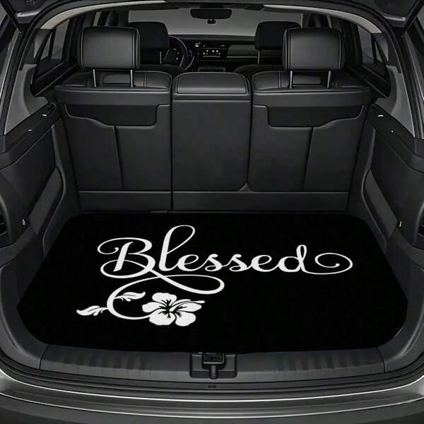 Fit Car Trunk Liner Compatible For SUV, Sedan, Crossover & Off-Road Vehicles - Heavy-Duty All-Weather, Easy-Clean Durable Trunk Mat, Trunk, Cargo Liner (Fits Most)