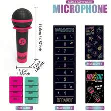 Music Trivia Game For 3+ Players, New Music Edition Family Card Game With Microphone And Game Board, Great For Kids And Music Enthusiasts Game Night - Multicolor - View 10