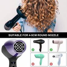 New Salon Tool Black Universal Silicone Hairdryer Diffuser Cover Adjustable Temperature Resistant Dispersing Drying Hair Dryer - Black - View 3