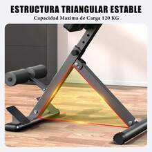 Silla Romana de Hiperextensión Ajustable, Banco de Hiperextension Multifuncional para Casa, Gimnasio Entrenador para Espalda, Abdominales, Lumbares y Glúteos, Plegable Silla Romana - 1 - Ver 4