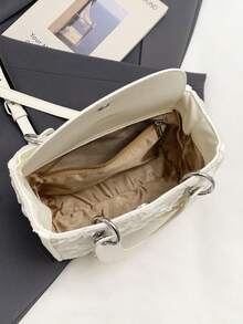White Luxury Handbag For Women - White - View 9