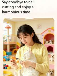 Kìm cắt móng cho thú cưng, 9cm x 2cm, thiết kế bắt mắt. Nói lời tạm biệt với móng bị nứt. Không cần phải giũa móng. Tay cầm bằng silicon mang lại cảm giác cầm nắm thoải mái, chống trượt tuyệt vời và độ bền cao. - A - Xem 6