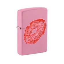 Zippo Amor Bolsillo encendedores - Diseño de besos rosa - Ver 7