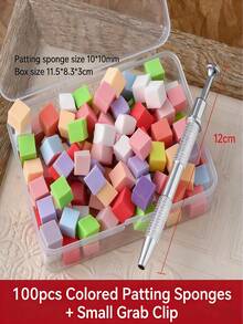 Strumenti per arte di unghie/Mini Blocchi di Spugna, Strumento per Puntini, Pinzette, Supporto, arte di unghie, Smalto per Unghie, Gel, Colorazione, Sfumatura con Spugna, Smalto per Unghie, Smalto per Unghie, Strumenti - Stili multipli - Visualizzare 9