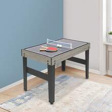 Mesa de juegos 10 en 1, mesa multijuegos 10 en 1, mesa multifuncional - Gris - Ver 9