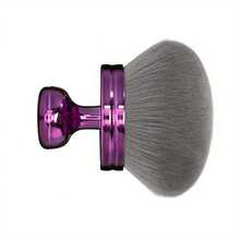 1 pieza Brocha de maquillaje autobronceadora extra grande, brocha de maquillaje corporal suave para mezclar, difuminar, aplicar autobronceador, polvo, loción, crema en la cara, espalda, piernas, con mango largo - Multicolor - Ver 10