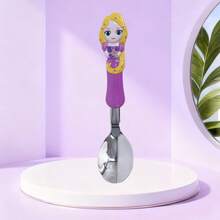 Disney 1件套迪士尼长发公主卡通餐具，适合家庭聚餐、生日派对，精致耐摔，可爱长发公主餐具 - 彩色 - 查看 13