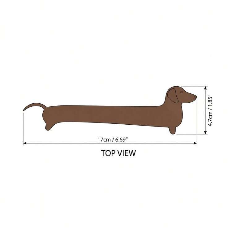Dấu trang hình chó Dachshund bằng acrylic dễ thương, đồ dùng văn phòng phẩm và đồ dùng học tập vui nhộn, dấu trang sách sáng tạo. - nhiều màu - Xem 5