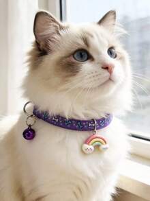 1 chiếc vòng cổ điều chỉnh được cho thú cưng, có họa tiết xương, vòng cổ cho mèo, vòng cổ cho chó, phụ kiện chụp ảnh thú cưng, quà tặng ngày lễ cho thú cưng, phụ kiện thú cưng - Nhiều màu - Xem 10