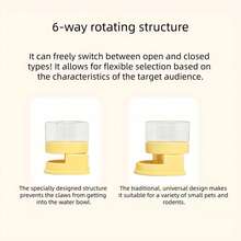 Máy cấp nước tự động cho bò sát với khả năng xoay 6 hướng, bát nước ổn định và chống rò rỉ, được thiết kế đặc biệt cho rồng râu, tắc kè, kỳ nhông và các loài bò sát và lưỡng cư nhỏ khác. - Bát nước - Xem 10