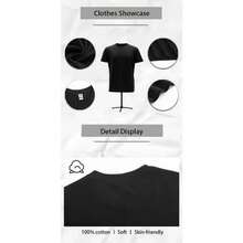 Unisex Cotton Graphic T Shirt Featuring Tung Tung Tung Sahur Design Comfortable  Casual TeeWomen Shirt - 黑色 - 查看 9