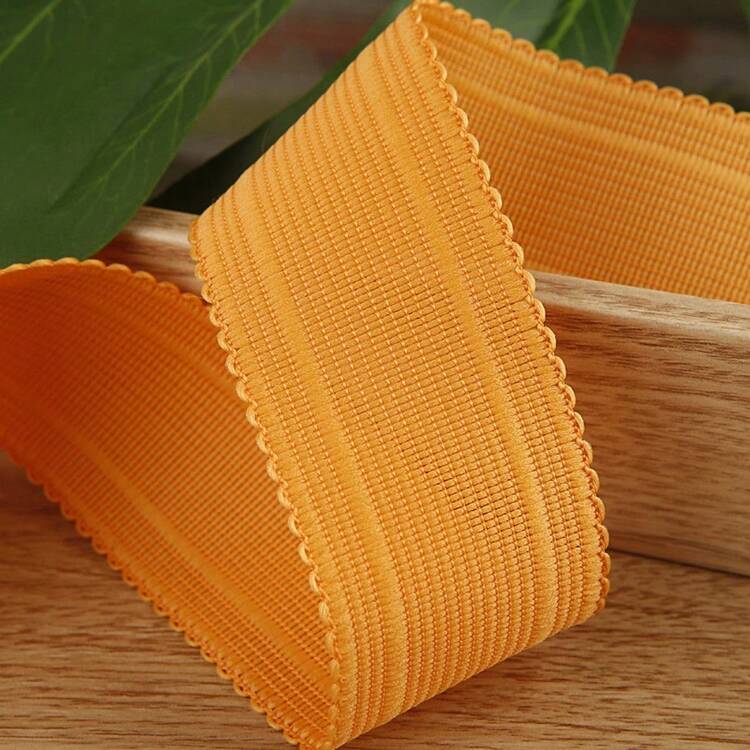 针织蕾丝条纹丝带，服装鞋子帽子蝴蝶结装饰DIY发饰丝带 - 查看 17