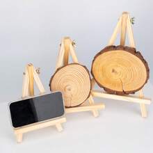 1 pièce Chevalet de table économique et simple en bois clair, en pin pliable et stable pour le croquis d'étudiants, la peinture à l'huile, la photographie, le mini trépied, le croquis artistique. Pratique pour les festivals et usage universel - chevalet de bureau - Voir 6
