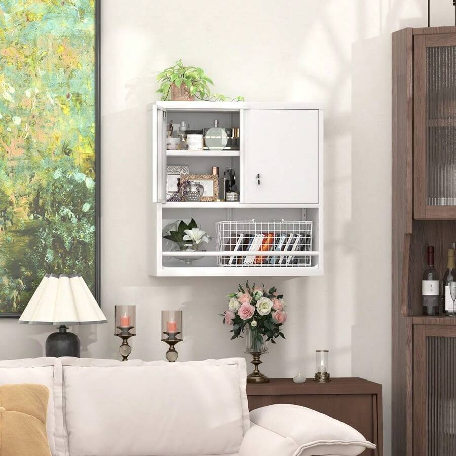 Storage Cabinets - White - View 1