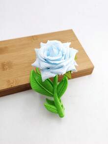 1 chiếc kẹp tóc hình hoa hồng bằng nhựa ABS, kiểu dáng giản dị, thích hợp sử dụng hàng ngày. - Nhiều màu - Xem 10