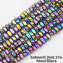 135/190 Viên (Đường Kính 2/3 Mm) đá Mật Màu Đen Tự Nhiên Mạ Điện Cắt Hình Bát Giác Hạt Vuông Rời Hạt Cho DIY Trang Sức Làm Và Hàng Thủ Công - một cái túi - Xem 9