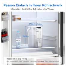 Waterdrop Jarra con filtro de agua eléctrica instantánea, 3,5 L, filtro de agua de 3 meses, sistema de agua potable para exteriores, reduce la cal, cloro, plomo, mercurio, PFAS, PFOA/PFOS, blanco (con filtro de 1.757 litros) - Blanco - Ver 7